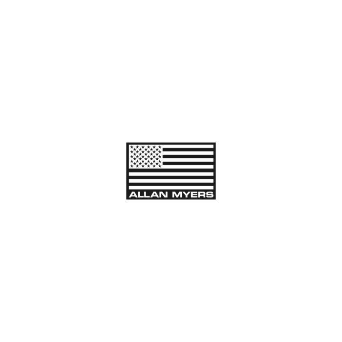 Allan Myers American Flag Decal (Light Duty Tailgate)