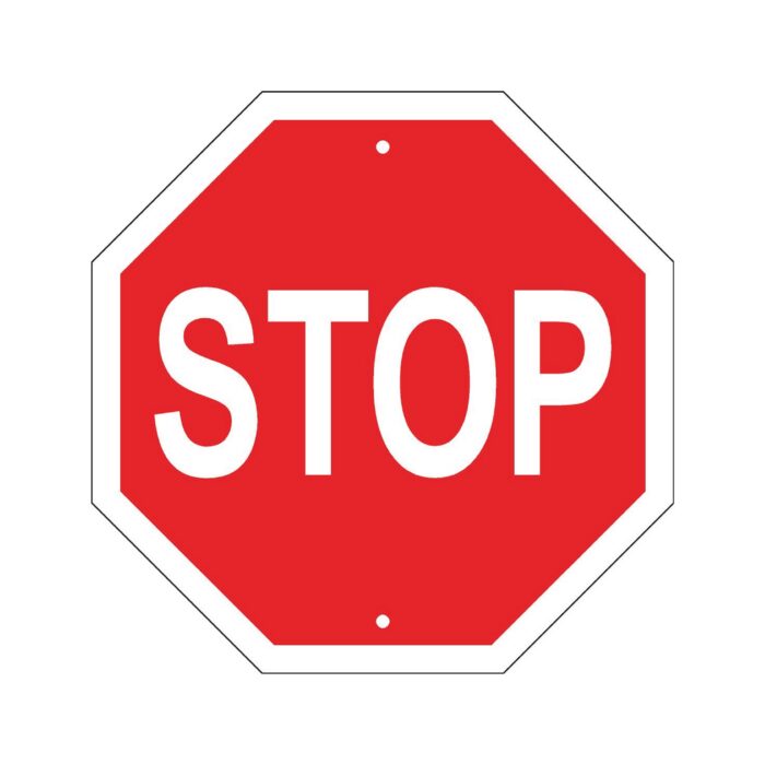 Stop Sign (Standard Regulatory)