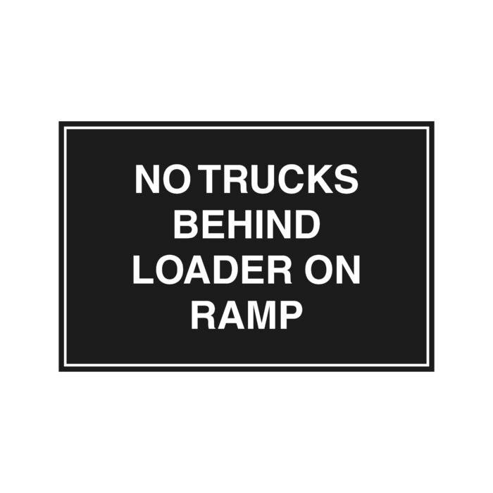 No Trucks Behind Loader on Ramp