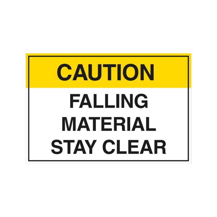Caution: Falling Material, Stay Clear