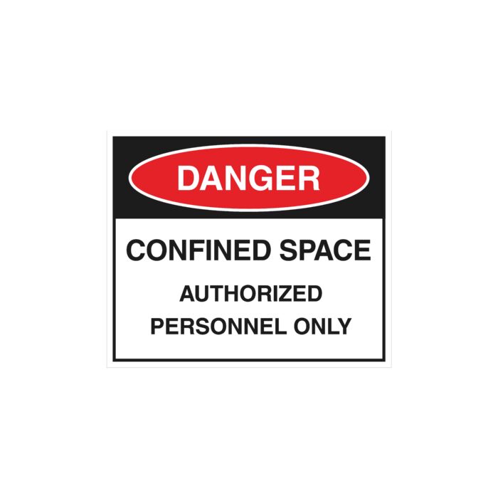 Danger: Confined Space (Decal)