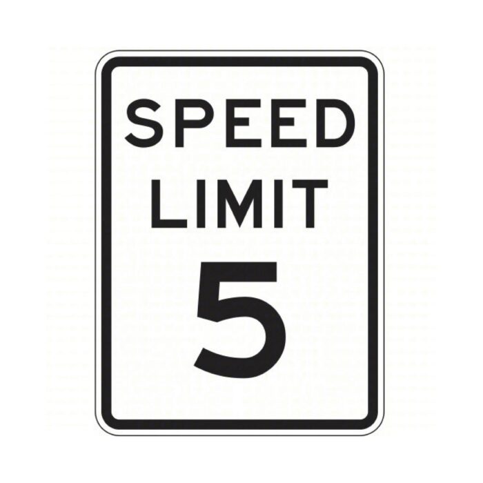 Speed Limit Sign (Standard Regulatory)