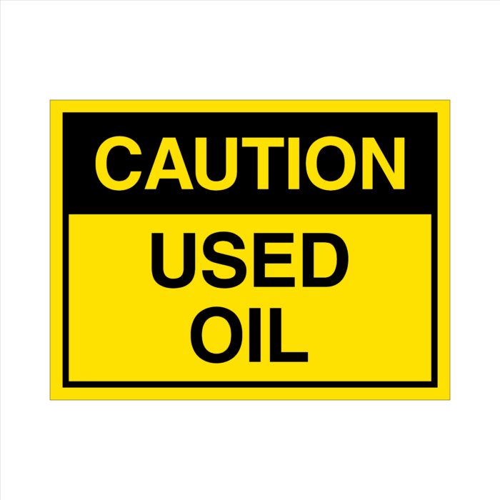 Caution: Used Oil Magnet
