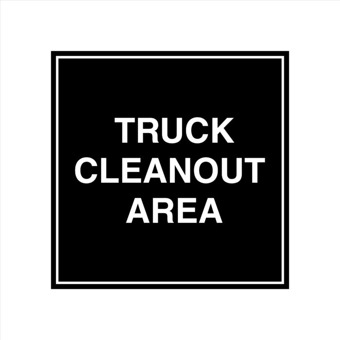 Truck Cleanout Area