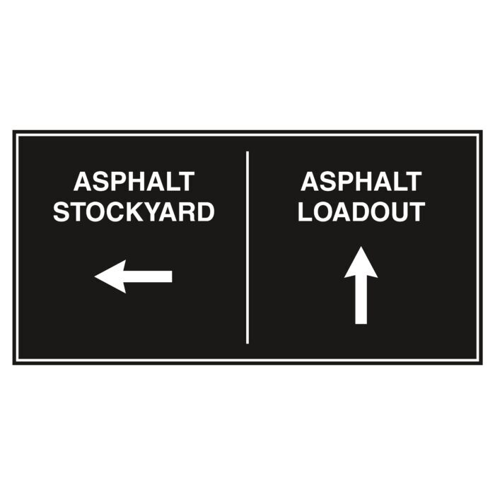 Asphalt Stockyard (Left Arrow), Asphalt Loadout (Straight Arrow)