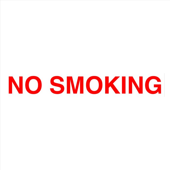 No Smoking Decal