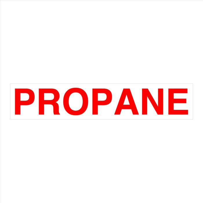 Propane Decal